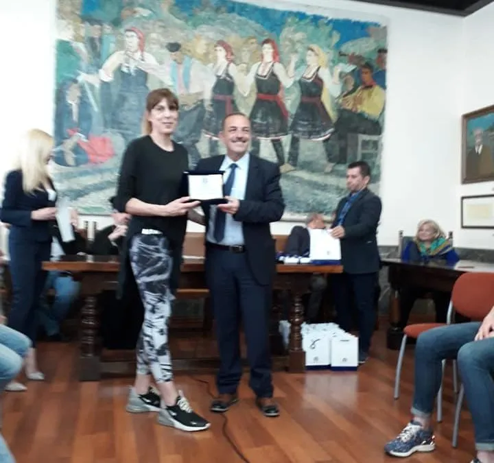 Βράβευση της Εθνικής Ομάδας Μπάσκετ Κωφών Γυναικών από τον Δήμο Ρόδου